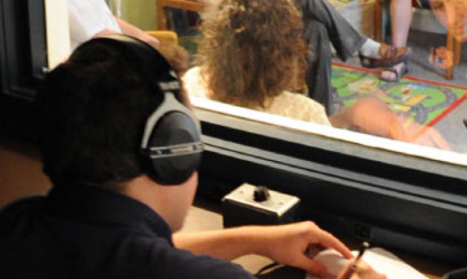 student conducting research