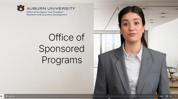 Administrator avatar presenting process information