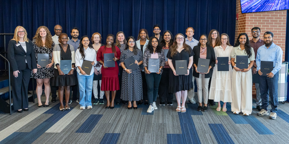 graduate-level winners at 2026 Research Symposium awards ceremony