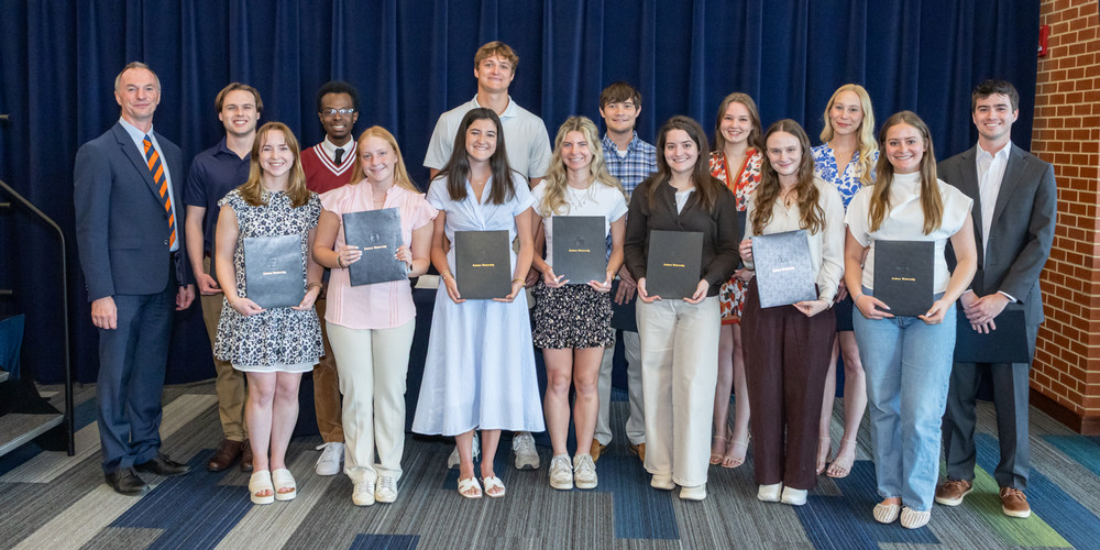 undergraduate-level winners at 2026 Research Symposium awards ceremony